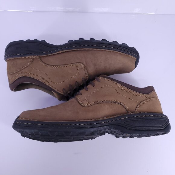 Timberland Men's 8.5 Brown Leather Comfort Shoes Loafers Oxfords Casual Used - Picture 10 of 15